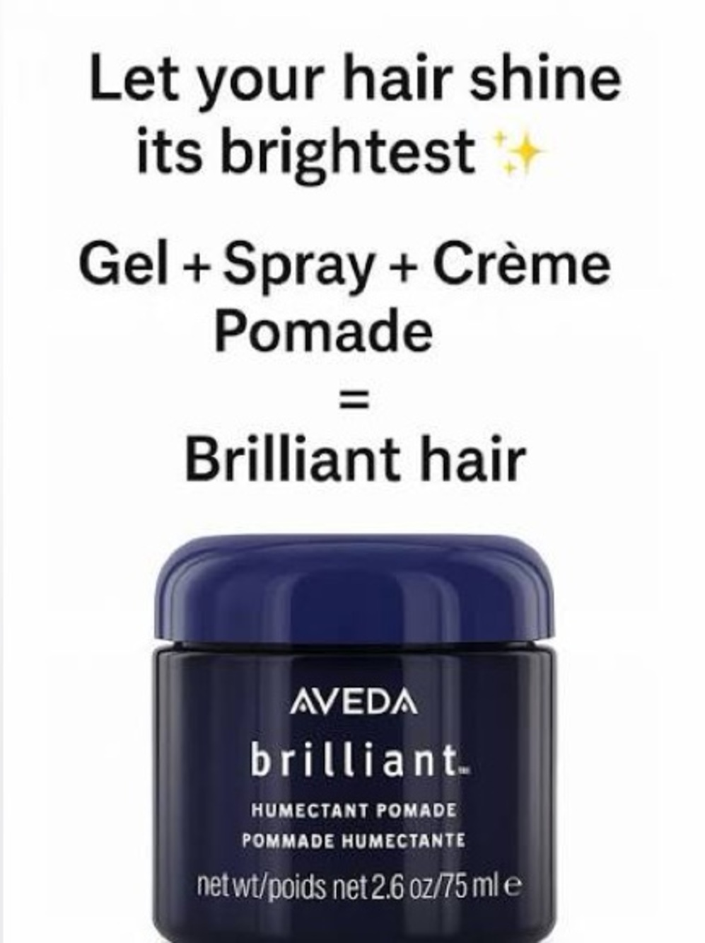 Aveda Brilliant Humectant Pomade - Picture 2 of 5